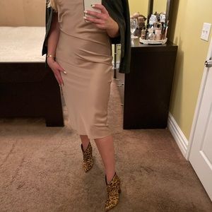 Marc Fisher leopard ankle boots